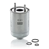 MANN-FILTER Filtro de Combustible WK 9012 X / Set de Filtro de Combustible Juego de Juntas / Dimensiones (mm): H = 178 ; A = 96/ Filtro premium en calidad de original