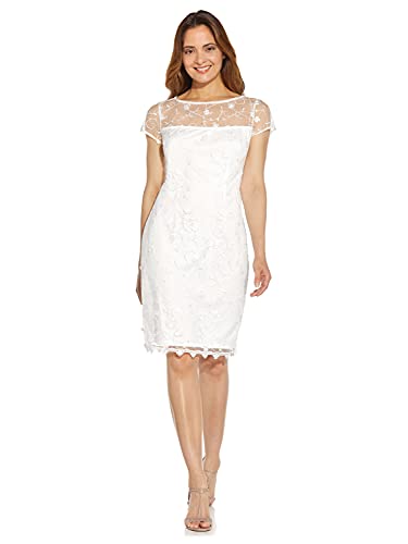 Image of Adrianna Papell Women's Embroidered Sheath Dress