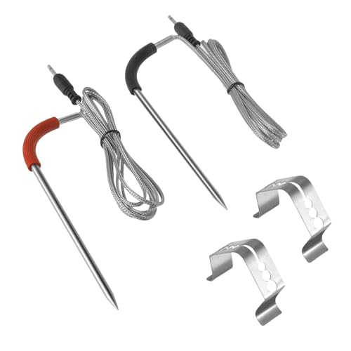 HUAREW Meat Probe Replacement for Pellet Grills, 2.5mm Plug
