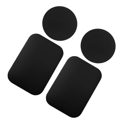 ARTIBETTER 4pcs Mobile Phone Car Magnet Phone Holder Magnets for Phone Case Phone Magnet for Car Phone Case Magnet Phone Magnet Sticker Metal Plate for Phone Stainless Steel Black