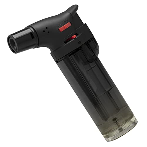 Miniatura 8 de Hibron Soplete De Cocina, Profesional Antorcha Butano Encendedor Mechero, Recargable Mini Culinario, Con Bloqueo De Seguridad Llama Ajustable Para Barbacóa Crema Cámping Gas Precargado