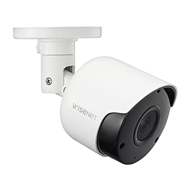 Wisenet SDC-79446BF 1080p Full HD CCTV Surveillance Weatherproof Bullet Security Camera 82ft IR Distance Plastic Housing 3.6mm Lens 103 Wide Angle