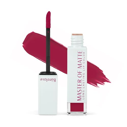 Image of BARELOVE Master of Matte Liquid Lipstick for Women with Matte Finish One Swipe Application | Glides Smoothly | Highly Pigmented | Long Lasting | Transferproof | Waterproof | 9 ml | 807-Petal Glow