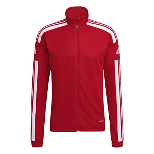adidas SQ21 TR JKT Tracksuit Jacket Mens, Team Power Red/White, L