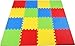 BalanceFrom Kid's Puzzle Exercise Play Mat with EVA Foam Interlocking Tiles, 4 Colors (16 Tiles)