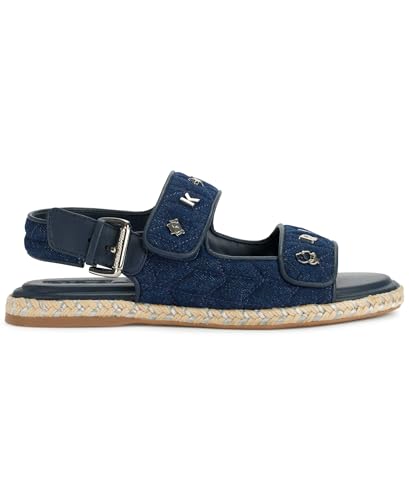 Image of KARL LAGERFELD Women's Charlay Double Strap Sandal With Pin Embellishments