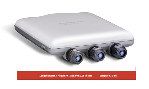 Image of Fortinet FortiAP 234G Ruggedized Indoor /Outdoor Wi-Fi 6E Access Point | Tri-Radio 2.4 GHz + 5 GHz + 5 GHz / 6 GHz /scanning | Up to 574 Mbps + 1201 Mbps + 2402 Mbps (FAP-234G-A)