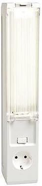 STEGO 02500.0 – 33 Model KL 025 Luminaire Compact, Germany/Russia Outlet, Cover, No Magnet, 355 mm Height x 65 mm Width x 70 mm Length, 11 W, 16 A, 230 Vac, 50 Hz