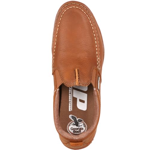 Image of Georgia Boot Men's Cedar Falls Moc-Toe Slip On Shoes