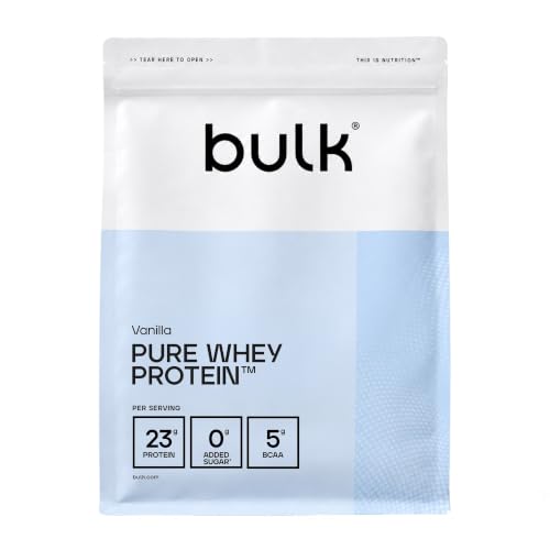 Bulk Pure Whey Proteína en Polvo, Vanilla, 1kg