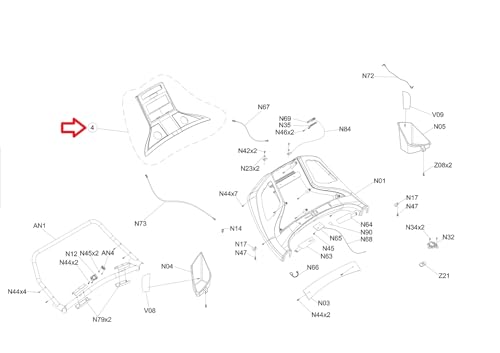 Image of Console Overlay Set Semi Assembly 1000406499 Works with HZ Fitness TM723 Treadmill