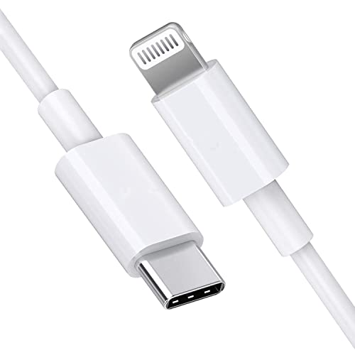 Image of USB C Cable To Lightnin.G-20W Original [Mfi Certified] Fast Charger Cable Power Charging Cord Compatible With iPhone 14 /13 /12 /12 PRO Max /12 /11 /11PRO /XS /Max /XR /X /8 /iPad, 1M, White