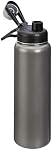 Amazon Basics Bouteille d'eau isolée en acier inoxydable, 30.1 Ounces, Gray