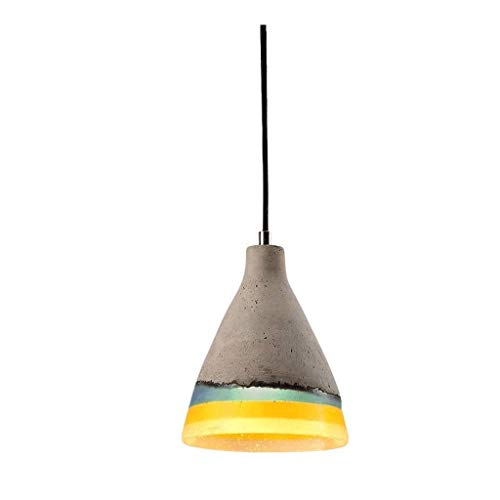 Lustre en béton style rétro industriel pour bar et restaurant branché