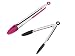 2 Piece Silicon Kitchen and BBQ Grill Tong Set