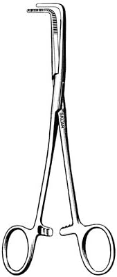 Sklar Instrument 17-1772 Mixter Forceps, Right Angled, 7-1/4" Length