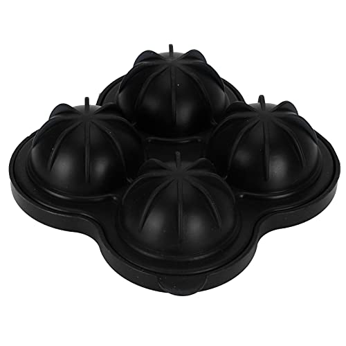 Molde para Hielo Zerodis de Silicona 4 Agujeros Negro miniatura 6