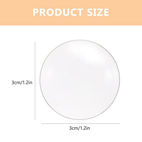 Image of ULTECHNOVO Double Convex Optical Glass Lens 1.18In Diameter 50mm Focal Length - Polished Optical Glass Ground Edges - for Physics Education Scientific Laboratory Experiments for Students & Teachers