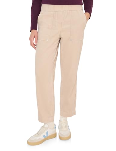 Pantalon sportif en velours côtelé pour femme Cecil noir