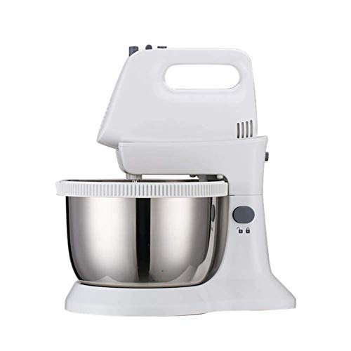 Standmixer, Edelstahl-Rührschüssel, 5-Gang-450-W-Tilt-Head-Mixer, Küchen-Elektromixer mit Teighaken, Drahtpeitschenschläger für Kuchen, Teig,