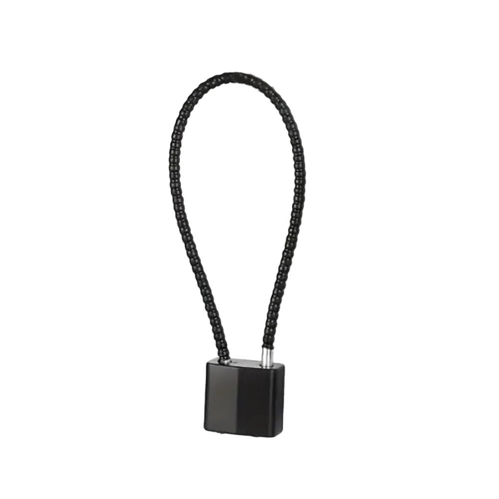 Bghyjkol Rope Length11.02inch Padlock 1Pc Soft Steel Cable Anti-Theft Padlock