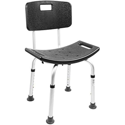 PEPE Mobility - Silla Ducha Mayores con Respaldo y Ajustable Cover