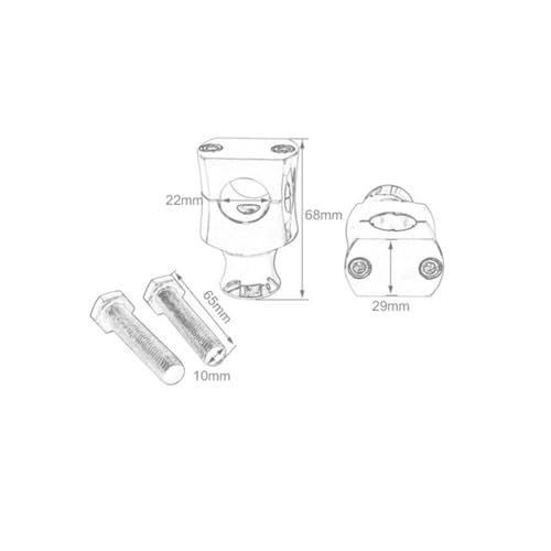 Elevadores de manillar motocicleta 7/8 pulgadas para Softail 5