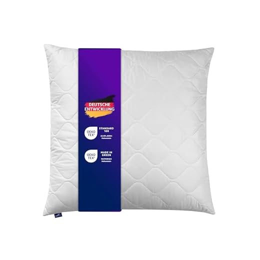 Homescapes quadratische Kissenfüllung, 30 x 30 cm, kleines Füllkissen mit 100% Gänsefeder- und Daunen-Füllung, Federkissen, ideal als Schlafkissen oder als Füllung für Sofakissen/Zierkissen 4 Traumnacht 3-Star Kopfkissen mit Bezug aus softer Mikrofaser, Öko-Tex zertifiziertes Kopfkissen mit Reißverschluss, 80x80 cm, entwickelt in Deutschland