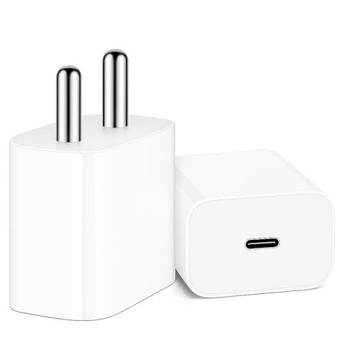 Image of NIZIX 20W PD Charger Type C Adapter [6 Month Warranty] Compatible with iPhone 16 /16 Plus /16 Pro /16 Pro Max, iPhone 15 /15 Plus /15 Pro /Max, 14 /13 /12 Series, White