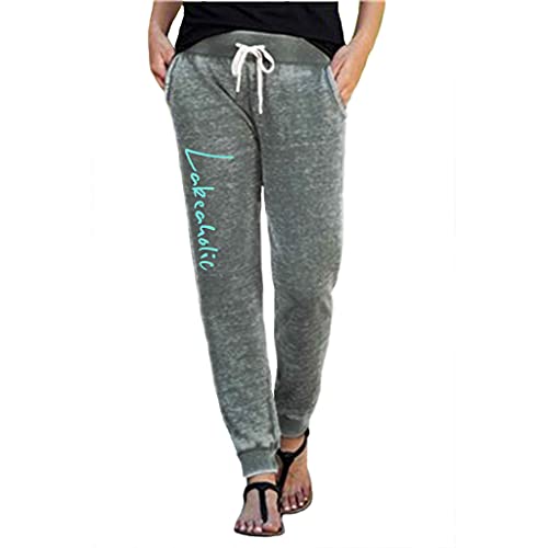 Lakeaholic Women's Joggers Lake Life Bum Pant...