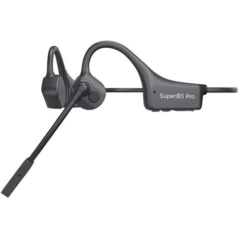 YouthWhisper Bluetooth Headphones with Mic Open Ear Headphones Bluetooth 5.2 Headset Bone Conduction Headphones Computer Earphones with Dual Noise Canceling Microphones Cover