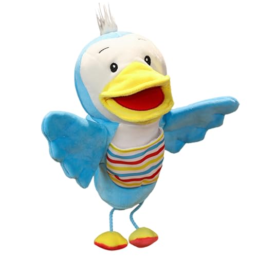 Marioneta en forma de - Marioneta con forma de animal de 25 x 5 cm, cómoda y suave | Juguete interactivo en forma de dibujos animados con algodón PP de alta calidad, juguete suave