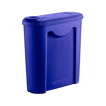 Porta Ração Plástico Sanremo para Cães, Azul