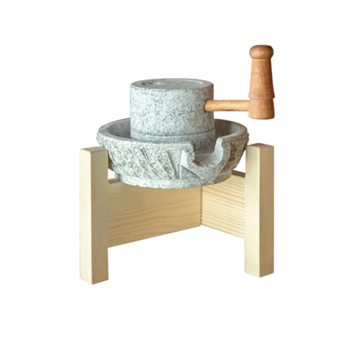 BHJW 観賞用 茶道 石臼 抹茶挽き道具 小型 軽量 家庭用家具の装飾に最適 非売品