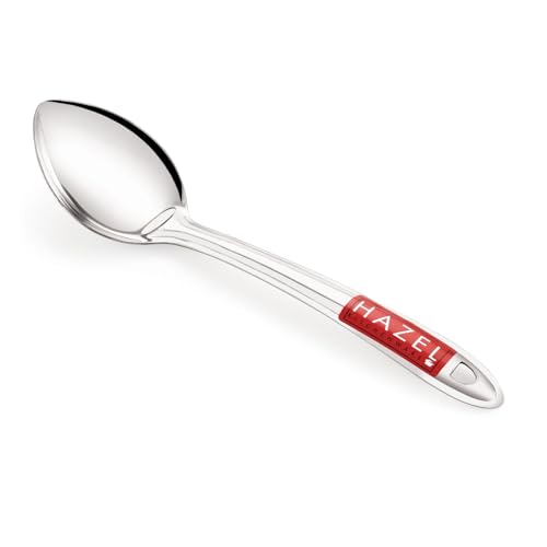 Image of HAZEL Stainless Steel Pan Shape Serving Spoon Scooper Spatula Server Kitchen Utensils