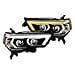 AlphaRex 14-20 Toyota 4Runner LUXX LED Proj Headlights Plank Style Black w/Activ Light/Seq Signal