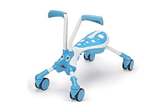 Scramblebug Tide | 4-Wheel Balance Bike | Designed for Toddler Balance and Confidence | Indoor or Outdoor Toy | Foldable for Easy Carrying | Great Birthday Gift for Kids 12 Months and Up