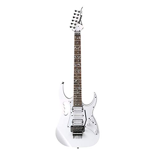 Ibanez – jemjr White Guitare électrique - Les Beatles, Paul McCartney, John Lennon, RIngo Starr, George Harrison Ibanez – jemjr White Guitare électrique