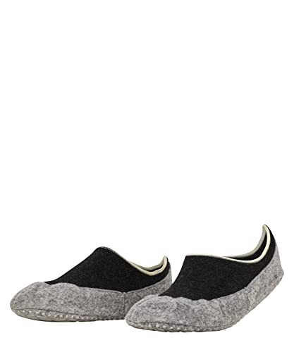 FALKE Heren Stopper sokken Cosyshoe Invisible M Hp wol Noppen op de zool 1 paar, Blauw Darkblue 6681, 41/42 EU