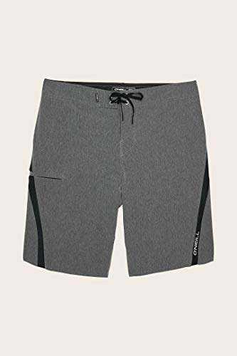 Image of O'NEILL Men's 21 inch Hyperfreak Divergent Boardshorts -Water Resistant Trunks for Men with Quick Dry Stretch Fabric and Pockets