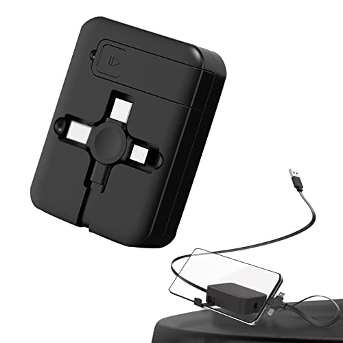 de carregamento retrátil | de Carregamento Três-em-Um com Portas Tipo C/USB/Telefone - de carregamen