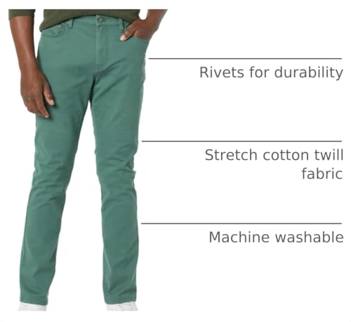 Image of Amazon Essentials Men's 5-Pocket Stretch Twill Casual Pants