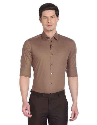 Image of Arrow Men's Solid Slim Fit Shirt