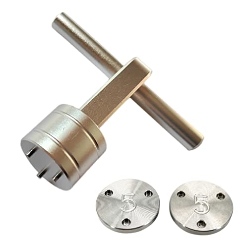 ROYMADE Golf Putter Weights Compatible with Taylormade TP Collection putters 2pcs 5g/10g/15g/20g with Wrench kit Set (2pcs 5g +Wrench)