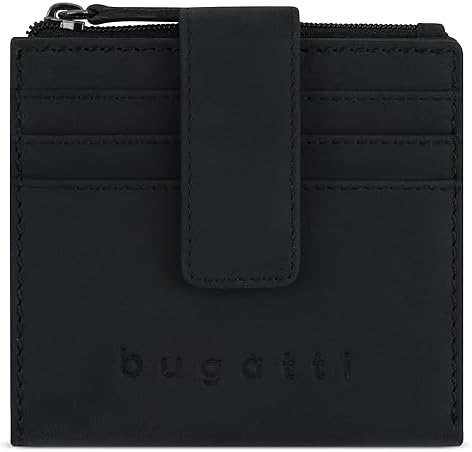 Bugatti Luca Cartera Pequeña Con Protección RFID, Mini, Cuero, Marrón