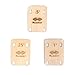 3Pcs Bolt-on Guitar Neck Shims Made of Solid Maple Wooden Guitar Accessories