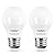 YukiHalu, A15 Appliance Light Bulb, 60W Equivalent for Range Hood/Refrigerator Light Bulb/Ceiling Fan Light, 600 Lumens 7W 120V 4000K Cool White E26 Base, Waterproof, Not Dimmable, 2-Pack