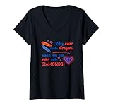 Creative Colorful Crayon Artwork Diamonds Fun