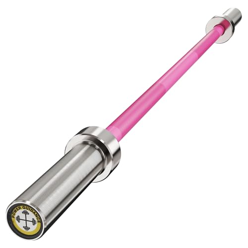 POWER GUIDANCE Chrome Olympic Barbell 4ft/47in 22lb