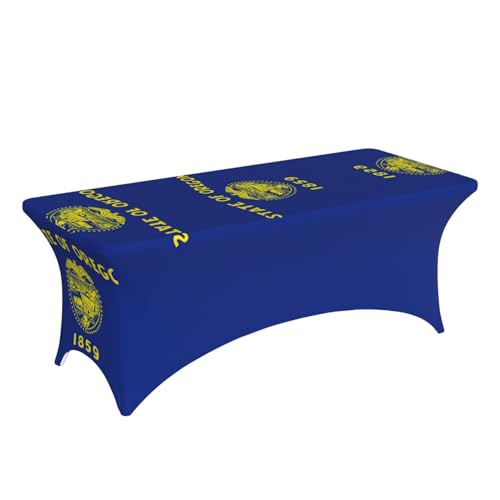 Nappe de table extensible lavable en élasthanne imprimé Oregon - 4